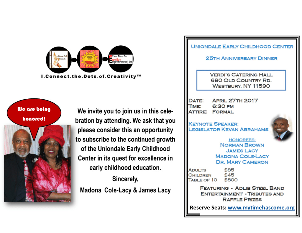 Celebrate The Uniondale Early Childhood Center’s 25th Anniversary with&nbsp;Us